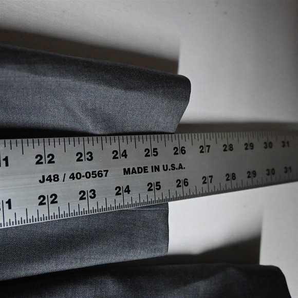 Dielmar Private 48R Gray Dormeuil Amadeus 365 Wool Mens Suit Jacket Sport Coat - Picture 9 of 12